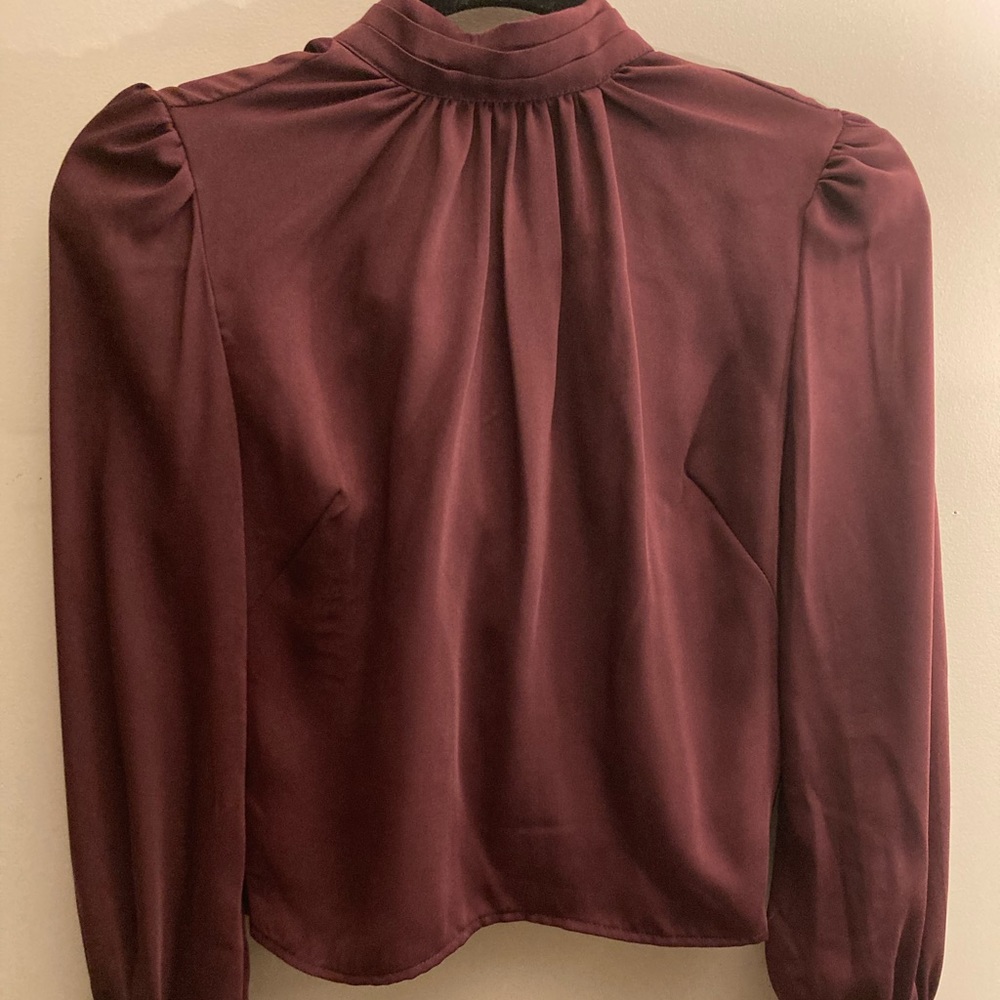 Dynamite Open Back Blouse